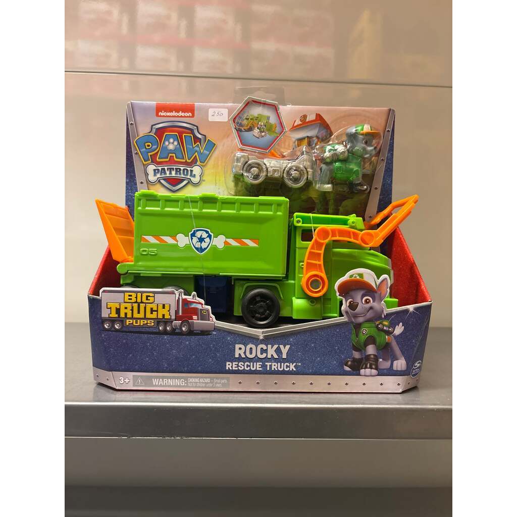 Paw Patrol Big Trucks Rescue Truck - Rocky - Paw Patrol - Legekammeraten.dk