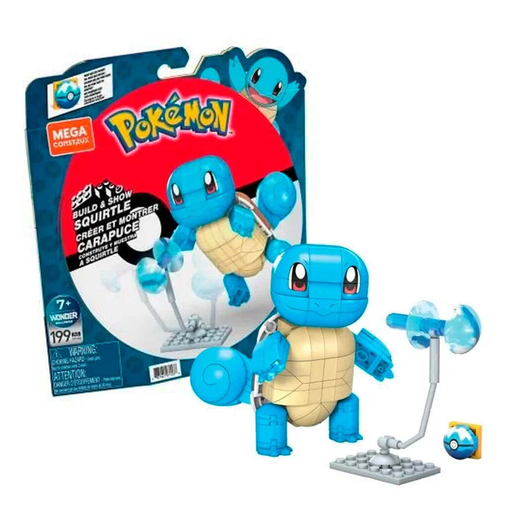 Mega Construx Pokémon Build and Show Squirtle - Legetøj - Legekammeraten.dk