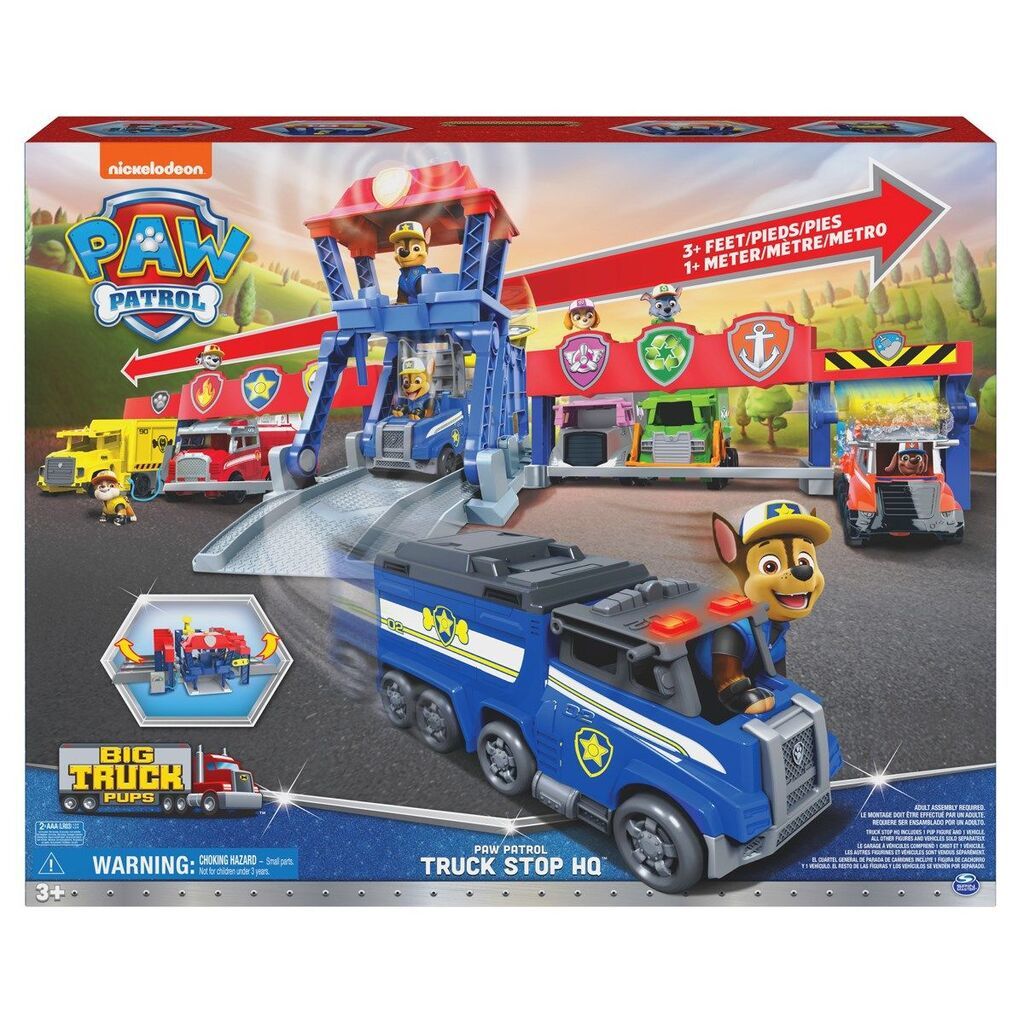 Paw Patrol Big Trucks Truck Stop HQ - Legetøj - Legekammeraten.dk