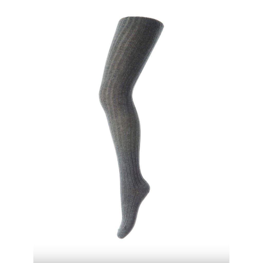 MP Bomulds Strømpebukser, Dark Grey - Legekammeraten.dk