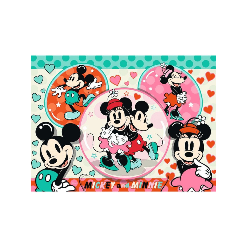 Puslespil, Disney The Dream Couple Mickey & Minnie 150 Brikker - Legekammeraten.dk