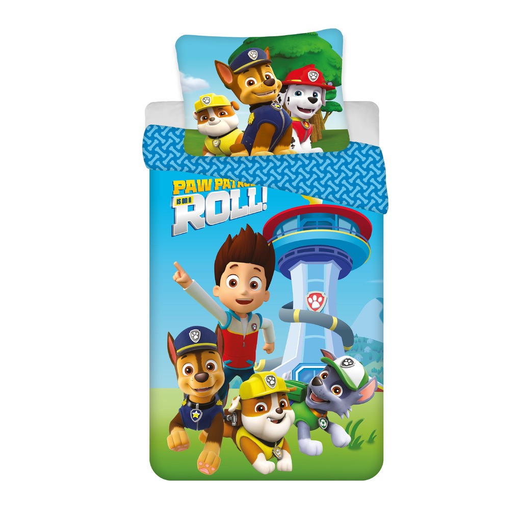 Voksen Størrelse Sengetøj Med Paw Patrol - Voksen Sengesæt - Legekammeraten.dk