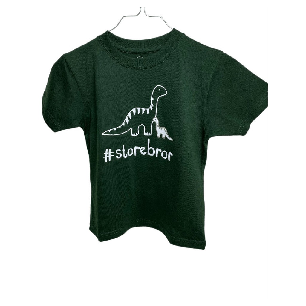 #Storebror T-shirt S/S Flaskegrøn - Storebror T-Shirt - Legekammeraten.dk