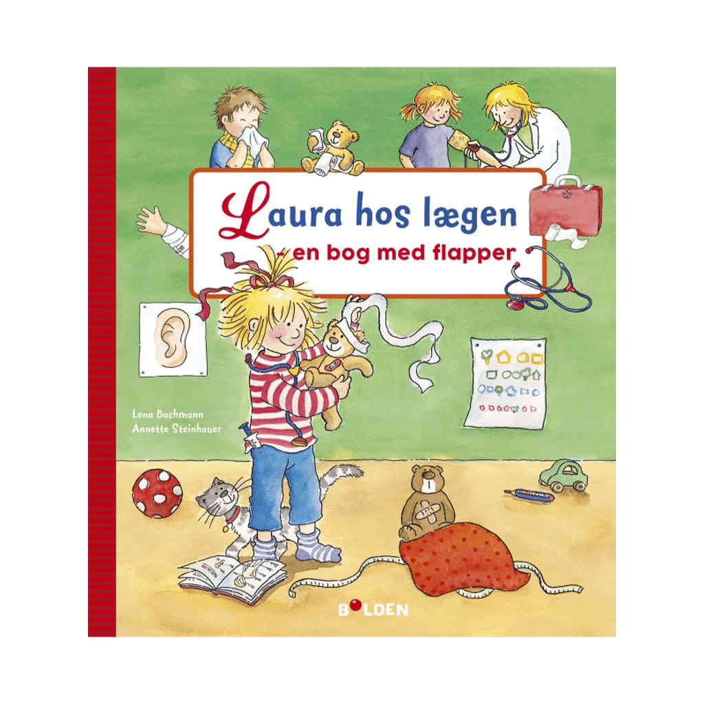 Børnebog, Laura Hos Lægen - Børnebog - Legekammeraten.dk