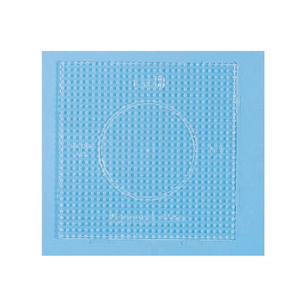 Hama Stiftplade 15x15 cm. Transparent. - Legekammeraten.dk