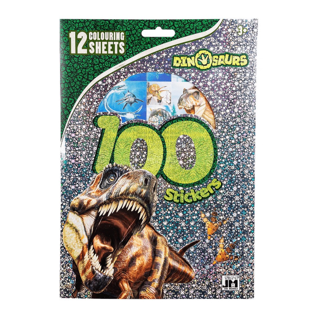 Dinosaur Klistermærker 100 Stk. - Legekammeraten.dk