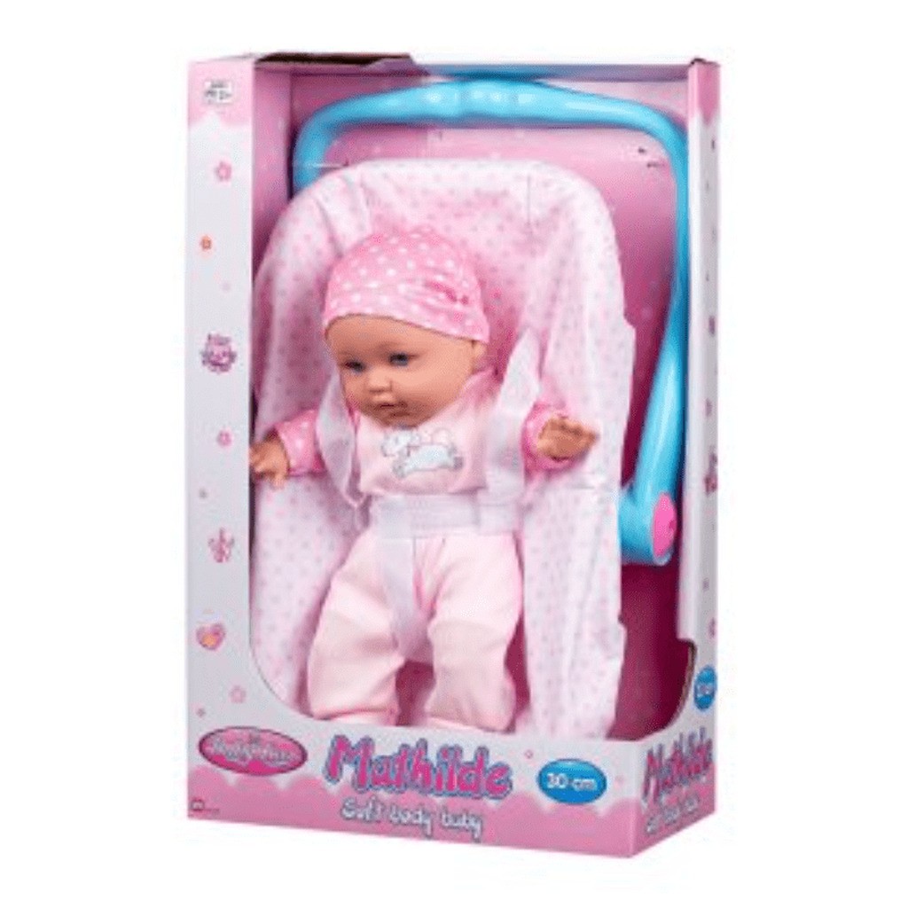 My Baby Dukke 30 Cm Med AutostolÂ  - Dukker - Legekammeraten.dk