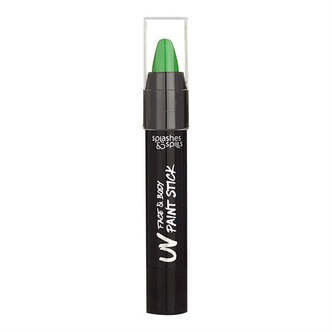 UV Face & Body Paint Stick, Grøn - UV Maling - Legekammeraten.dk