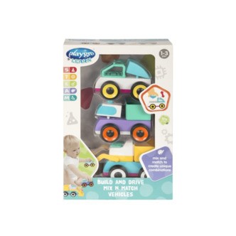 Playgro Mix & Match Biler - Legetøjsbiler - Legekammeraten.dk