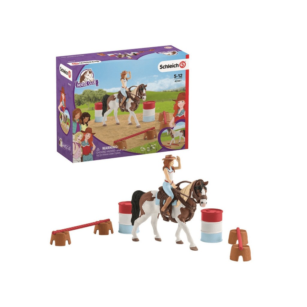 Schleich Horse Club  Hanna&#39;s Western Ridekonkurrence Sæt - legetøjssæt - Legekammeraten.dk