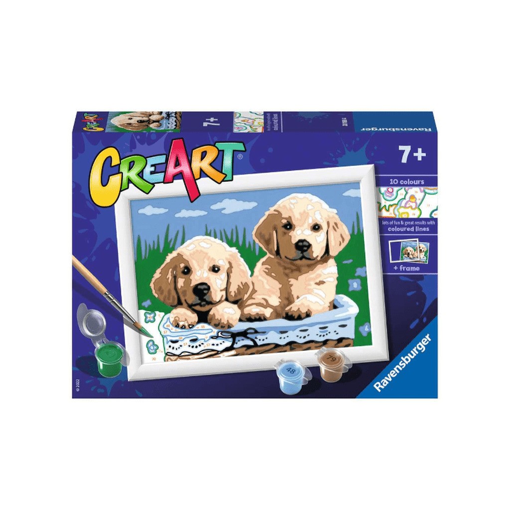 CreArt Cute Puppies - Creart - Legekammeraten.dk