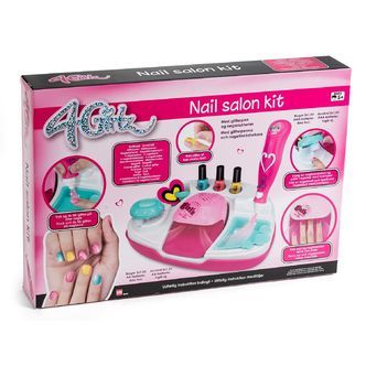 4-GIRLZ, Kæmpe Negle Salon - legetøj - Legekammeraten.dk