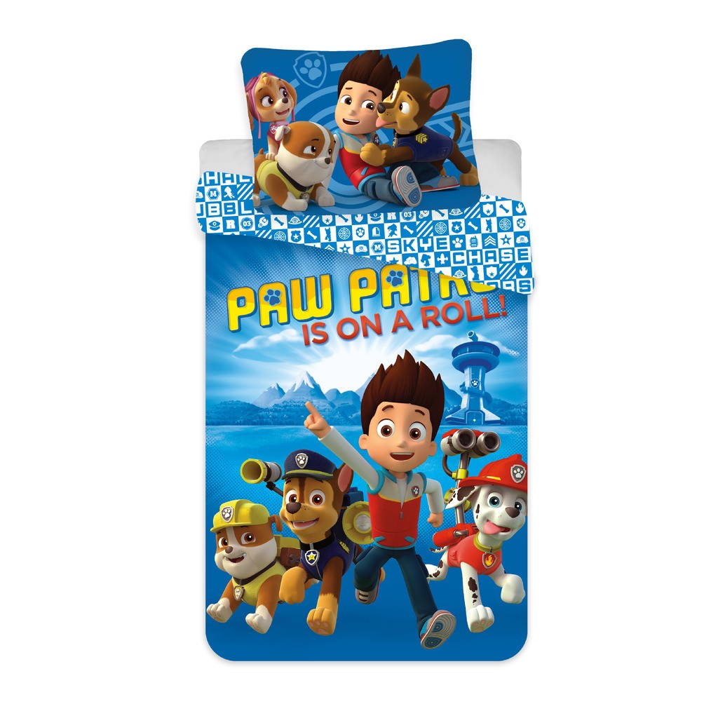 Voksen Størrelse Sengetøj Med Paw Patrol - Voksen Sengesæt - Legekammeraten.dk