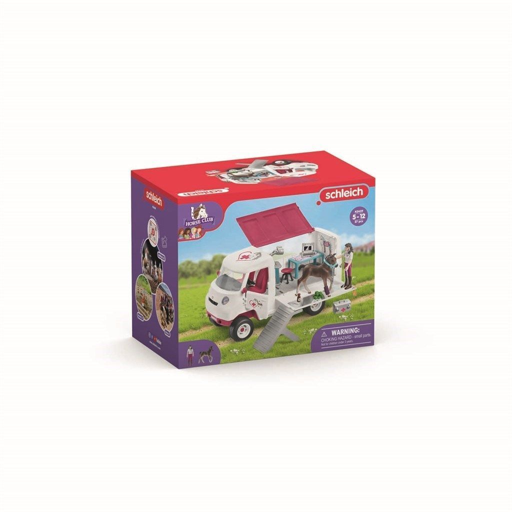 Schleich Mobil Dyrlæge Med Føl - Schleich - Legekammeraten.dk