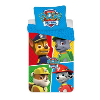 Voksen Størrelse Sengetøj Med Paw Patrol - Voksen Sengesæt - Legekammeraten.dk