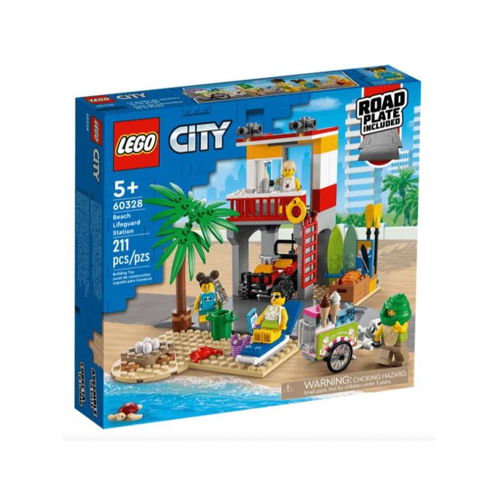LEGO City Livredderstation På Stranden - Lego City - Legekammeraten.dk