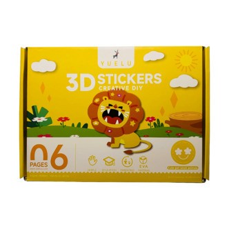 3D Skumkunst, 3-10 år - Dyr