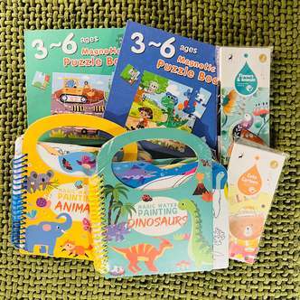 På-farten kit, 4-6 år - Mellem på-farten kit - transport og dyr