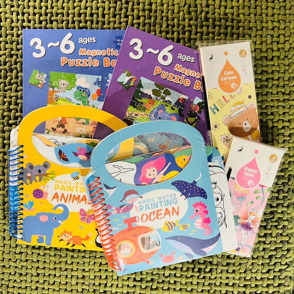 På-farten kit, 4-6 år - Mellem på-farten kit - dyr og eventyr