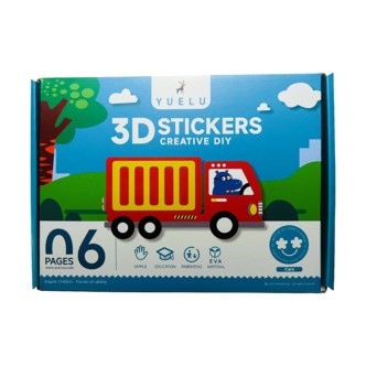 3D Skumkunst, 3-10 år - Transport