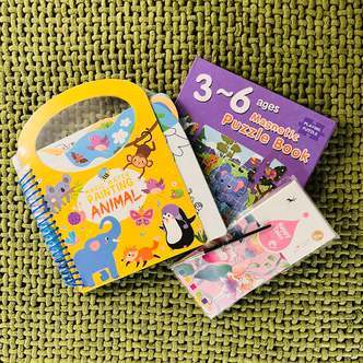 På-farten kit, 4-6 år - Lille på-farten kit - dyr og eventyr