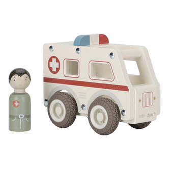 Little Dutch Træfigur - Ambulance