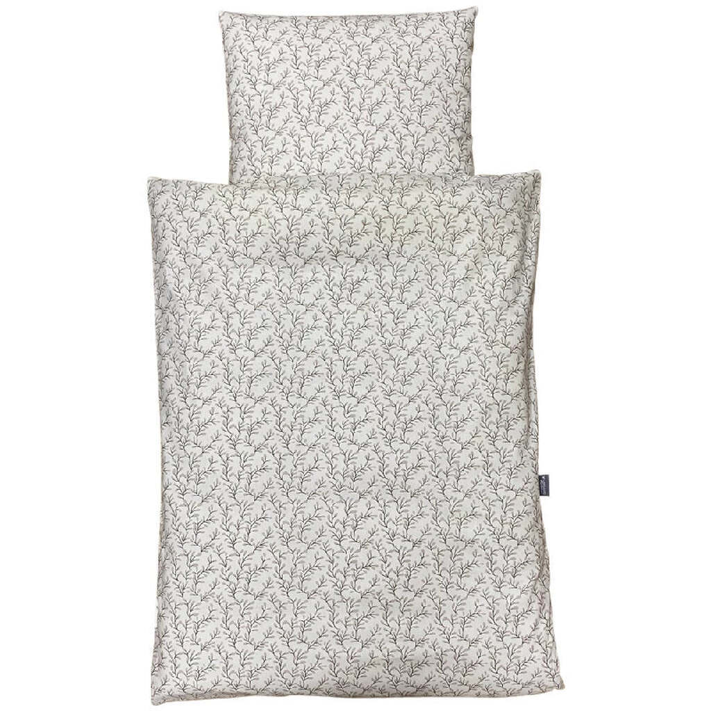 Baby Sengelinned - Dess. 1244 Hvid m/ Naturfarvede Grene