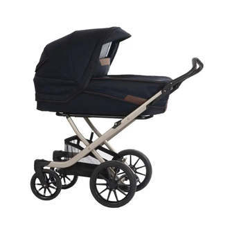 Stork Free - Stel: Champagne - Overdel: Navy Blue/brown