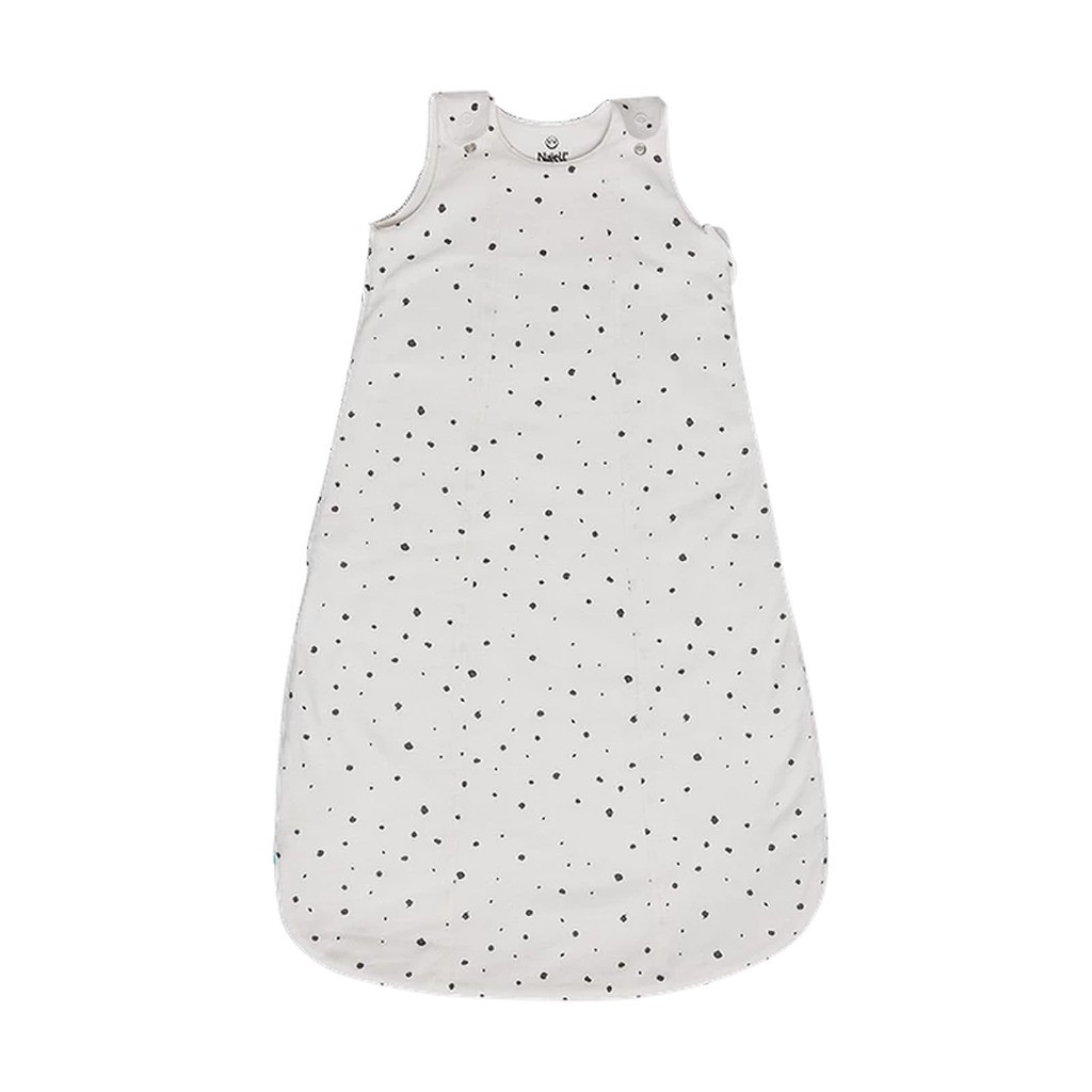 Najell Sovepose - Dot White/6-18 Måneder