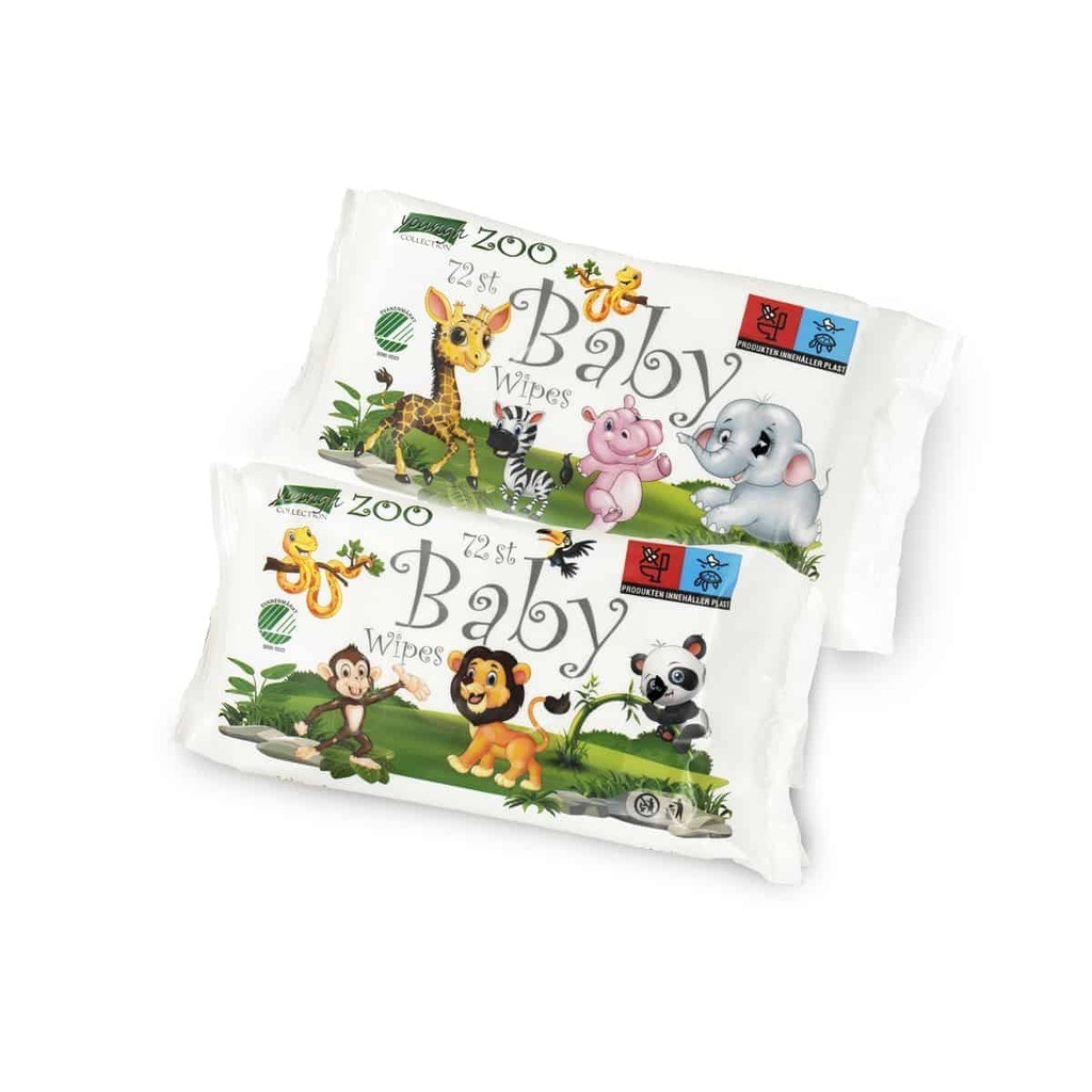 Vådservietter - 72 Stk