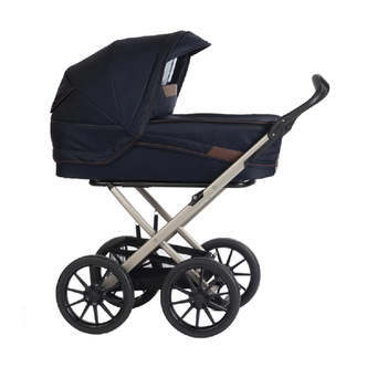 Stork Classic - Stel: Champagne - Overdel: Navy Blue/brown