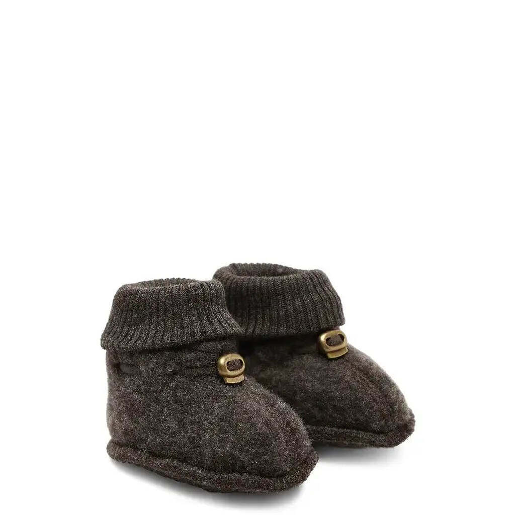 Mikk-line Uldfutter - Dark Brown Melange - 86/92