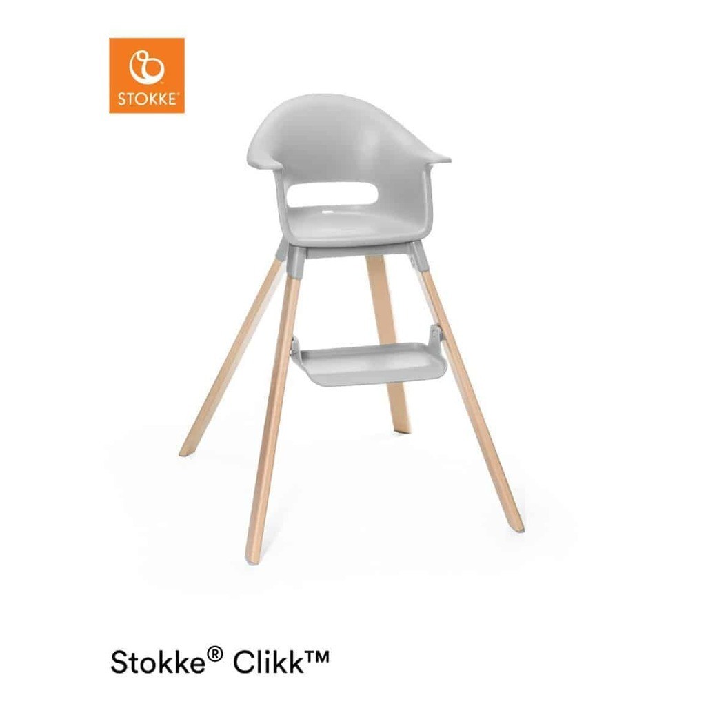 StokkeÂ® Clikkâ¢ Højstol - Cloud Grey