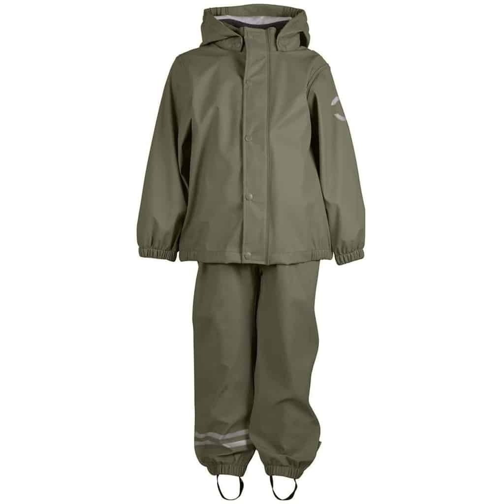 Mikk-line Regntøj - Dusty Olive - 98