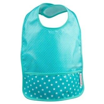 Bambino Easy Wipe Bib Turquoise