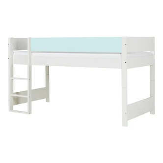 Argos Halvhøjseng Med Sengehest i Azur Mint