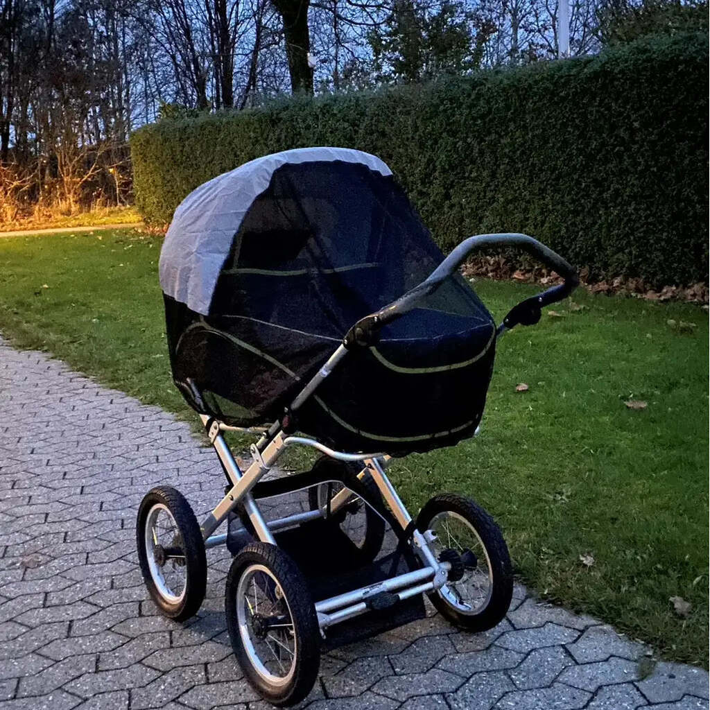 Super Safe Insektnet Sort Barnevogn