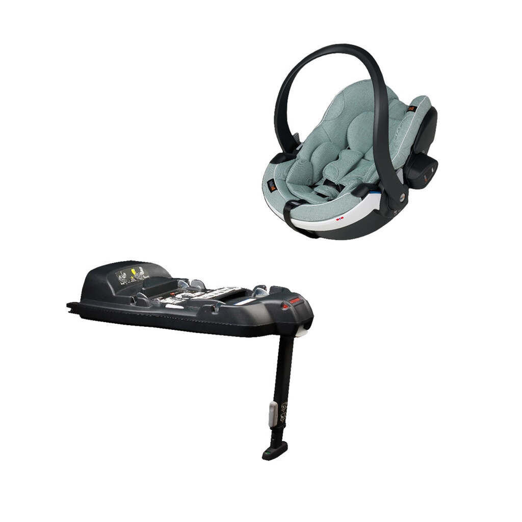 Besafe Modular Go X2 Inkl. Base  - Sea Green / Sort