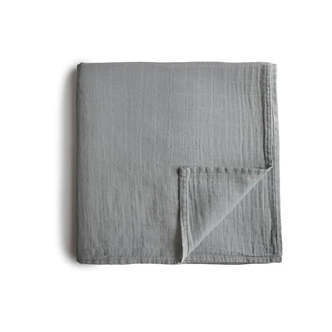 Mushie Swaddle Belgian Grey