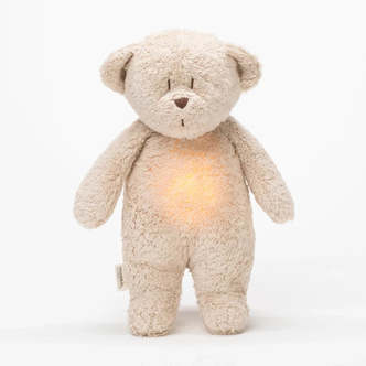 Moonie Økologisk Brummende Bjørn m. Lampe - Sand Natur