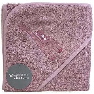 NM Badeslag Mørk Pudder m/ Giraf 75x75 cm.