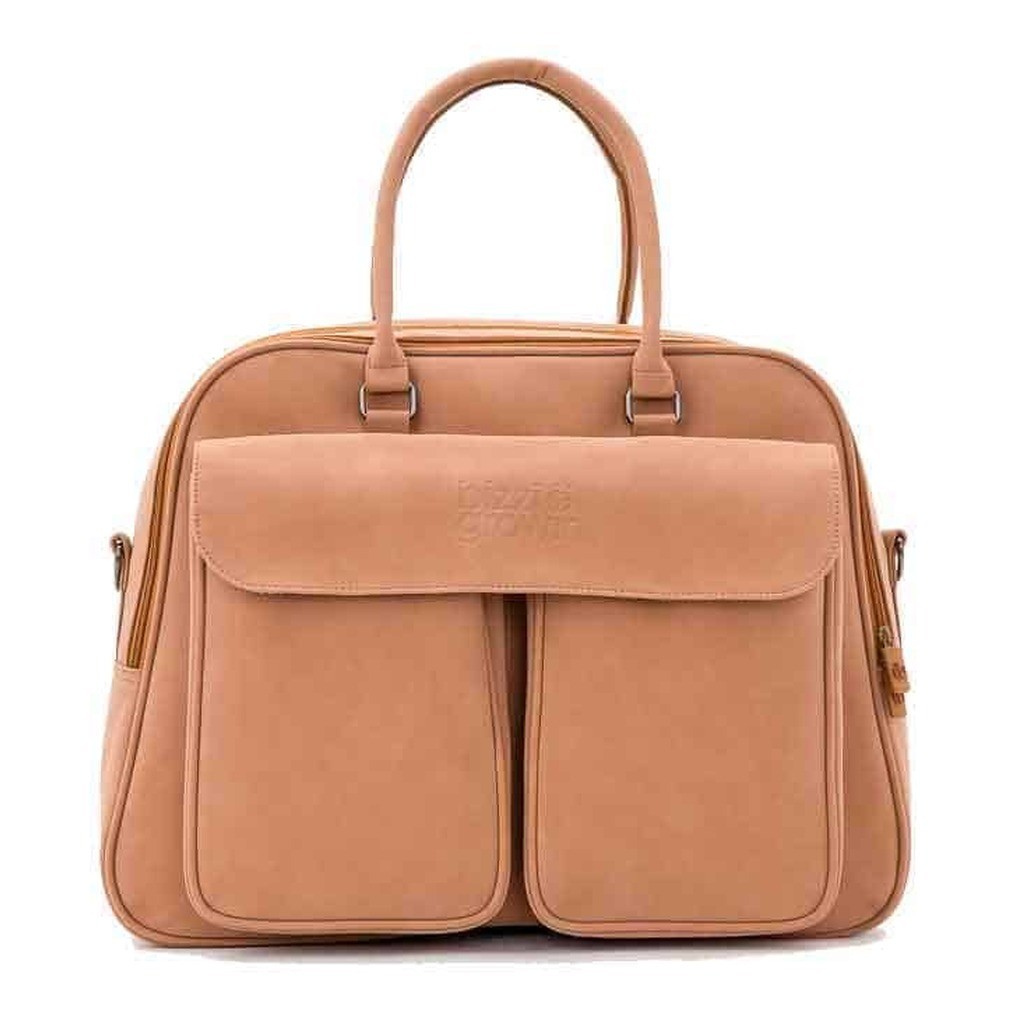 Bizzi Growin PodÂ® Pusletaske og Rejseseng - Vegan Leather - Porcini