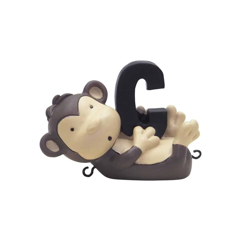 Kids By Friis C Bogstav Med Chimpanse Til Navnetog