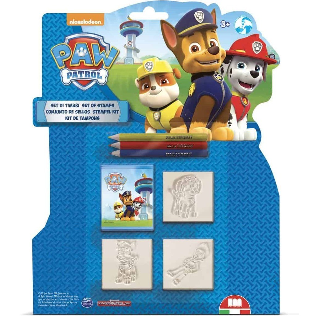 3 Stempler Paw Patrol Dreng
