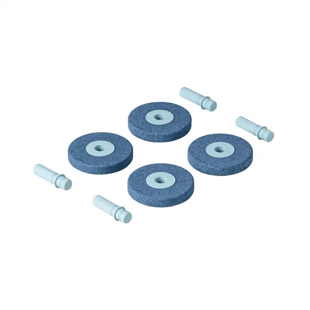 Modu 4 x Foam Wheels Deep Blue / Sky Blue