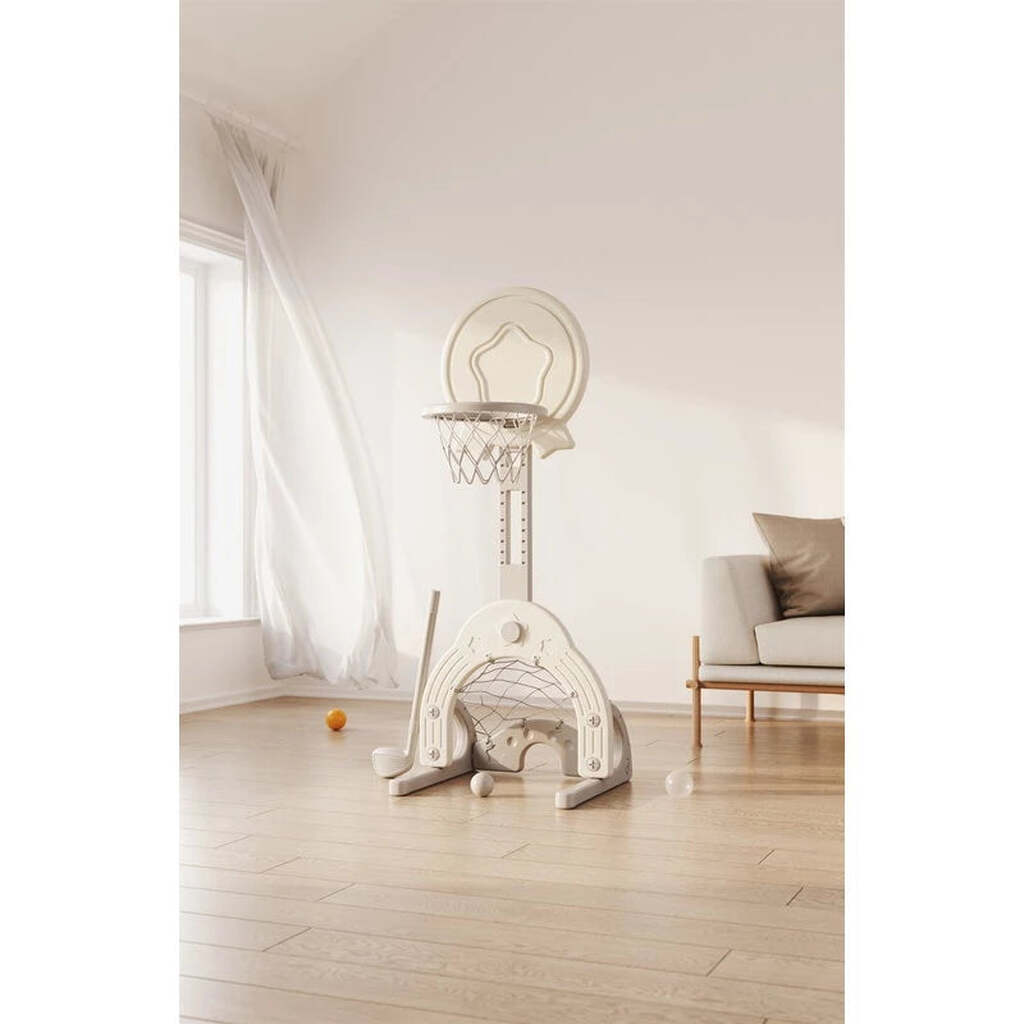 Kids Zone Basketstander - Fodboldmål og Golf. 3-1