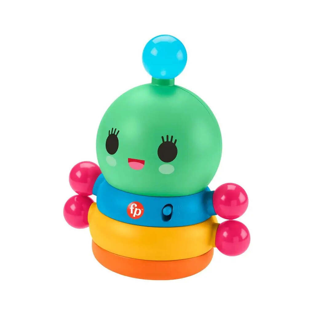 Fisher Price Fwy Bop & Wobble Rainbow Worm