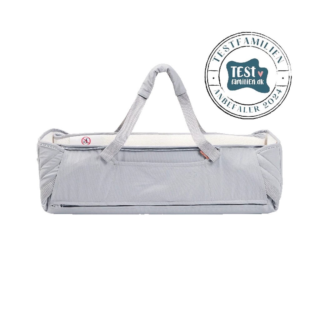 Barnevognspakke m. Voksi Carry Me - Grey Cream