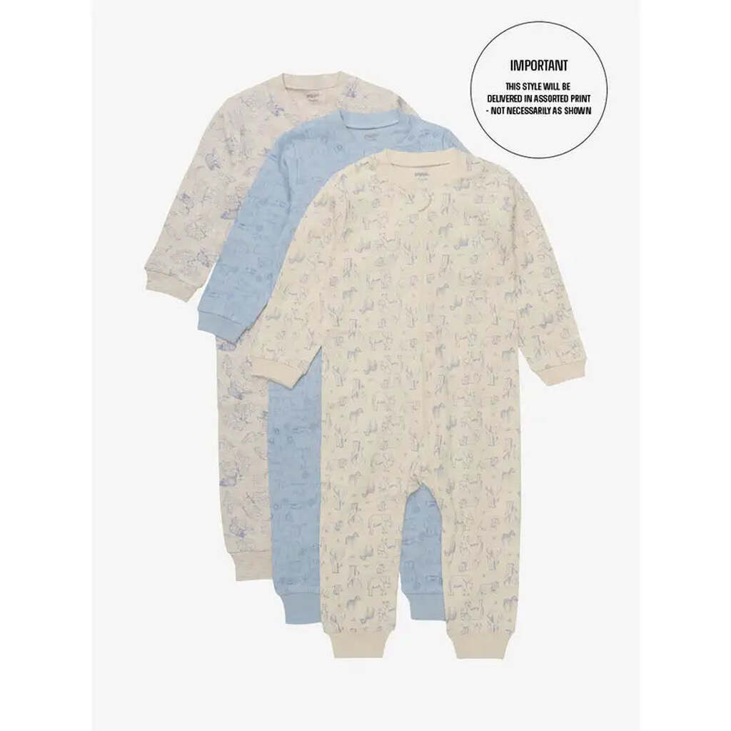 Pippi Natdragt m. Lynlås - 1. Stk - Assorteret - Dreng - 68