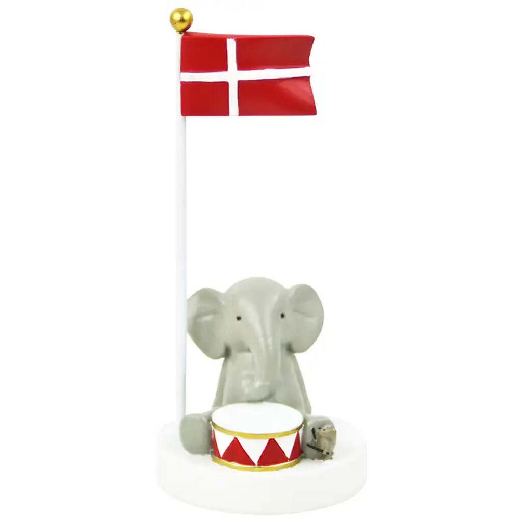 Kids By Friis Bordflag - Elefant Med Tromme